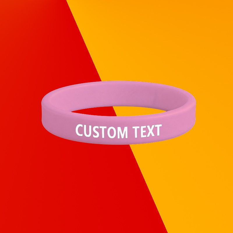 200pc Custom Silicone Wristbands, Thirteen Colors